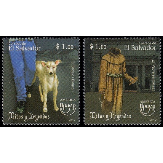 El Salvador 1836/37 2012 MItos y Leyendas MNH El Salvador 1836/37 2012 MItos y Leyendas MNH
