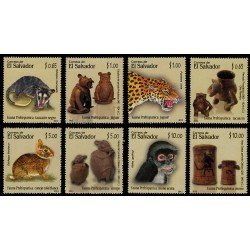 El Salvador 1838/45 2013 Fauna prehispánica MNH El Salvador 1838/45 2013 Fauna prehispánica MNH