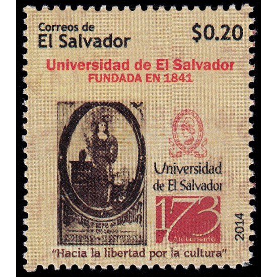 El Salvador 1850 2014 Universidad de El Salvador MNH El Salvador 1850 2014 Universidad de El Salvador MNH
