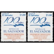 El Salvador 1857/58 2015 Centenario del nombre oficial del país MNH