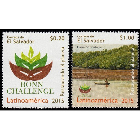 El Salvador 1859/60 2015 Restaurando el planeta MNH El Salvador 1859/60 2015 Restaurando el planeta MNH