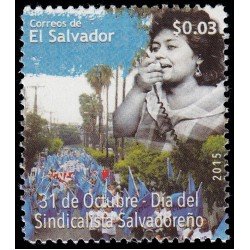 El Salvador 1861 2015 Día del sindicalista MNH El Salvador 1861 2015 Día del sindicalista MNH