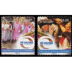 El Salvador 1862/63 2015 Mi cultura mi derecho MNH El Salvador 1862/63 2015 Mi cultura mi derecho MNH