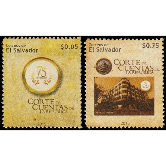 El Salvador 1864/65 2015 Corte de Cuentas de la República MNH El Salvador 1864/65 2015 Corte de Cuentas de la República MNH