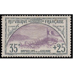 France Francia 152 1917-18 Orphelins MH France Francia 152 1917-18 Orphelins MH