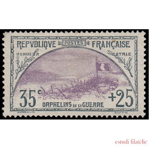 France Francia 152 1917-18 Orphelins MH