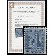 Andorra Española 37 1935-43 Tipos San Juan de Casellas MNH Andorra Española 37 1935-43 Tipos San Juan de Casellas MNH