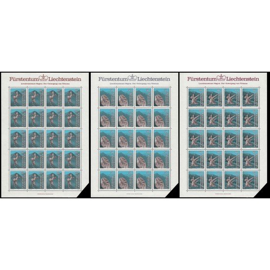 Liechtenstein 784/86 1984 Leyendas MNH Liechtenstein 784/86 1984 Leyendas MNH