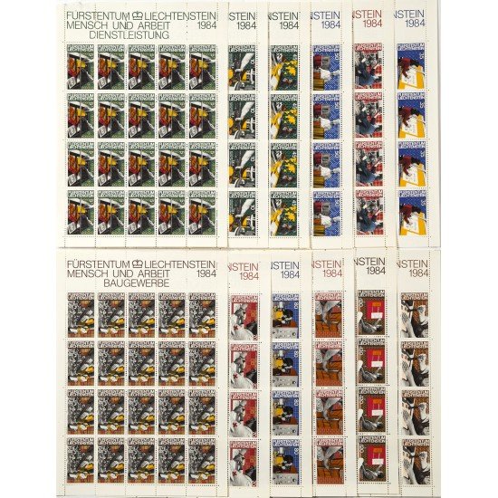 Liechtenstein 790/01 1984 El hombre y el trabajo MNH Liechtenstein 790/01 1984 El hombre y el trabajo MNH