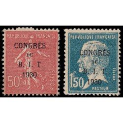 France Francia 264/65 1930 Travail MH France Francia 264/65 1930 Travail MH