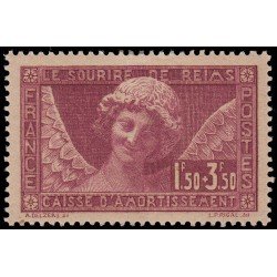 France Francia 256 1930 Sourire de Reims MH France Francia 256 1930 Sourire de Reims MH