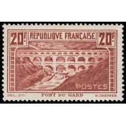 France Francia 262 1930 Puente Gard MH