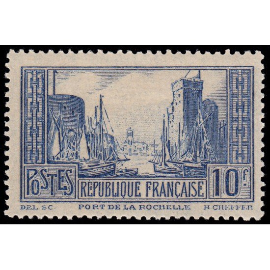 France Francia 261c 1929-1931 Port La Rochelle MH France Francia 261c 1929-1931 Port La Rochelle MH