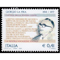 Italia Italy 2684 2004 Centenario del nacimiento Giorgio La Pira MNH Italia Italy 2684 2004 Centenario del nacimiento Giorgio La Pira MNH
