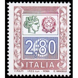 Italia Italy 2688 2004 Serie corriente Emblemas Valor alto MNH Italia Italy 2688 2004 Serie corriente Emblemas Valor alto MNH