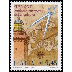 Italia Italy 2689 2004 Génova capital europea de la cultura 2004 MNH Italia Italy 2689 2004 Génova capital europea de la cultura 2004 MNH