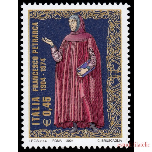 Italia Italy 2699 2004 700 aniv. nacimiento de Petrarca MNH