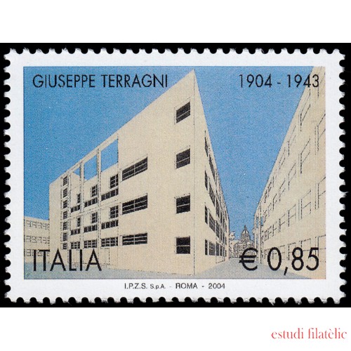 Italia Italy 2710 2004 100 aniv. nacimiento de Giuseppe Terragni MNH