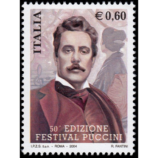 Italia Italy 2722 2004 50 Edición del Festival Puccini MNH Italia Italy 2722 2004 50 Edición del Festival Puccini MNH