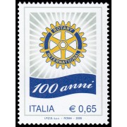 Italia Italy 2764 2005 100 aniv. Rotary Club Internacional MNH