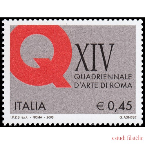 Italia Italy 2766 2005 XIV exposición de Arte de Roma MNH
