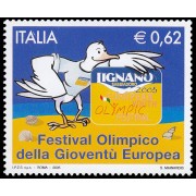 Italia Italy 2793 2005 Deportes Festival Olímpico de la juventud Europea MNh