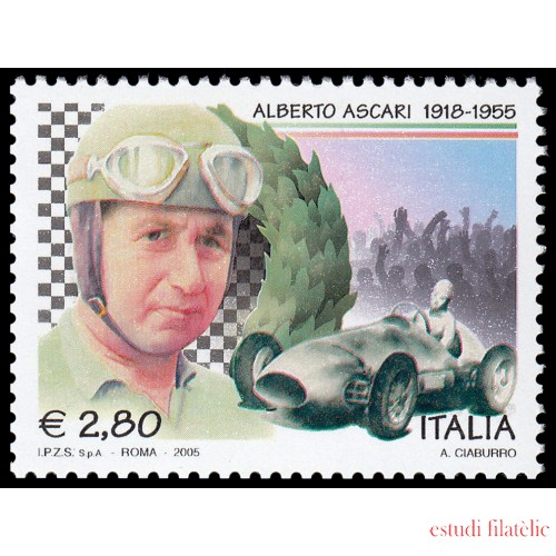 Italia Italy 2797 2005 Automovilismo Alberto Ascari MNH