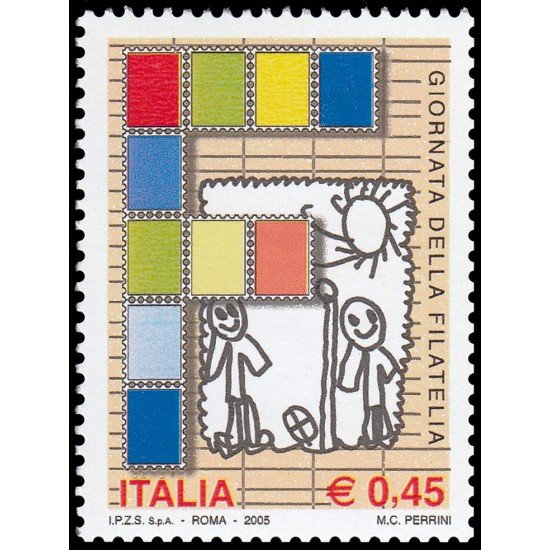 Italia Italy 2806 2005 Día de la Filatelia MNH Italia Italy 2806 2005 Día de la Filatelia MNH