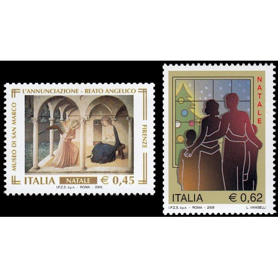 Italia Italy 2810/11 2005 Navidad MNH Italia Italy 2810/11 2005 Navidad MNH