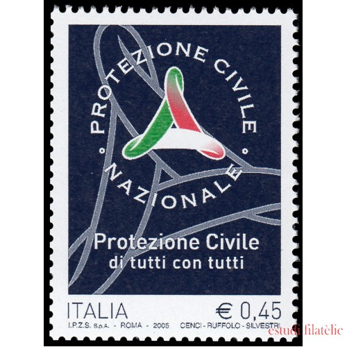 Italia Italy 2815 2005 Protección Civil Nacional MNH