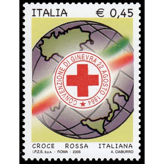 Italia Italy 2816 2005 Cruz Roja italiana MNH Italia Italy 2816 2005 Cruz Roja italiana MNH