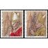 Italia Italy 2818/19 2005 Personalidades Religión Papa Juan Pablo II Papa Benedicto XVI MNH