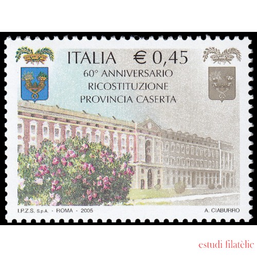 Italia Italy 2820 2005 60 aniv. Reconstitución provincia de Caserta MNH