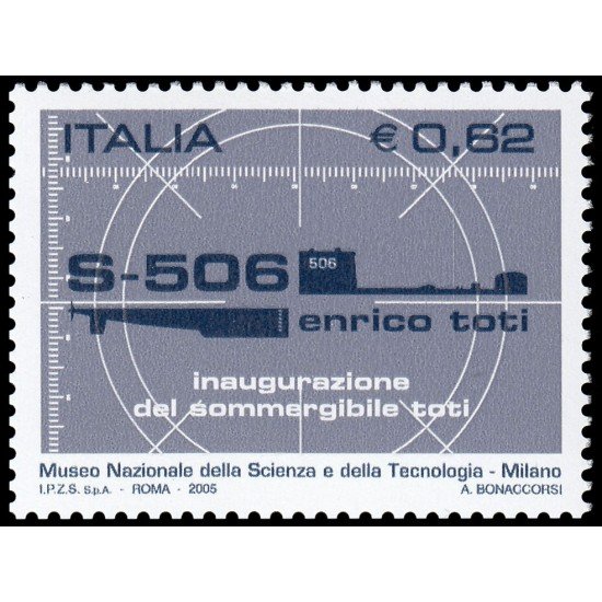 Italia Italy 2821 2005 Inauguración del submarino Enrico Toti MNH Italia Italy 2821 2005 Inauguración del submarino Enrico Toti MNH