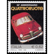 Italia Italy 2827 2006 Automovilismo 50 aniv. Quattroruote MNH