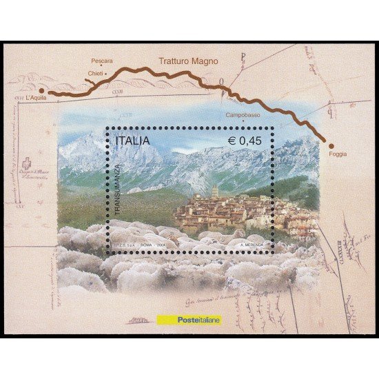 Italia Italy HB 37 2004 La trashumancia de Tratturo Magno MNH Italia Italy HB 37 2004 La trashumancia de Tratturo Magno MNH