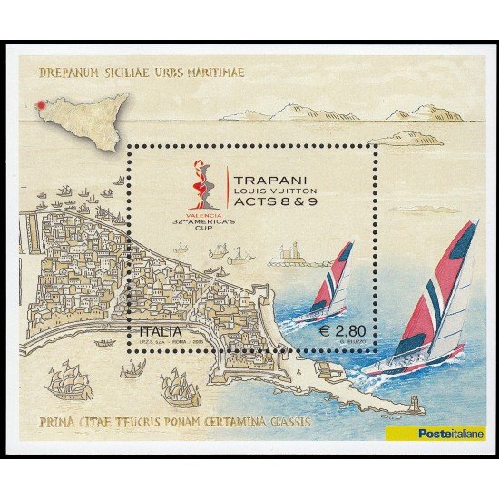 Italia Italy HB 39 2005 32 Copa América Trapani Louis Vuitton MNH