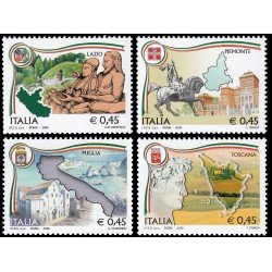Italia Italy 2865/68 2006 Regiones italianas MNH Italia Italy 2865/68 2006 Regiones italianas MNH