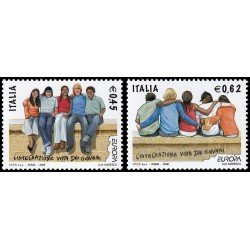 Italia Italy 2871/72 2006 La integración vista por los jovenes MNH Italia Italy 2871/72 2006 La integración vista por los jovenes MNH