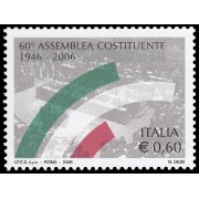 Italia Italy 2875 2006 60 aniv. Asamblea Constituyente MNH