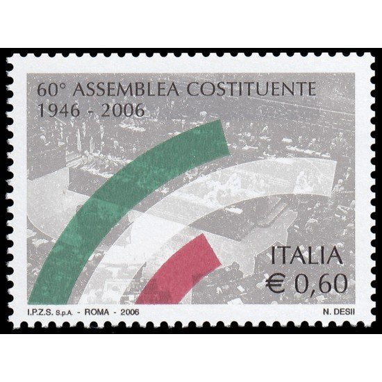 Italia Italy 2875 2006 60 aniv. Asamblea Constituyente MNH Italia Italy 2875 2006 60 aniv. Asamblea Constituyente MNH