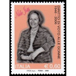 Italia Italy 2876 2006 60 aniv. Derecho a voto de las mujeres MNH Italia Italy 2876 2006 60 aniv. Derecho a voto de las mujeres MNH