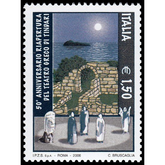 Italia Italy 2882 2006 50 aniv. Reapertura Teatro Griego de Tindari MNH Italia Italy 2882 2006 50 aniv. Reapertura Teatro Griego de Tindari MNH