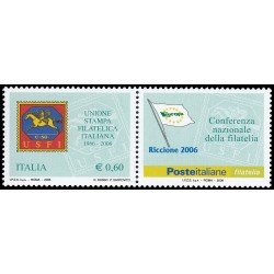 Italia Italy 2885 2006 40 aniv. Unión Filatélica de Italia MNH Italia Italy 2885 2006 40 aniv. Unión Filatélica de Italia MNH