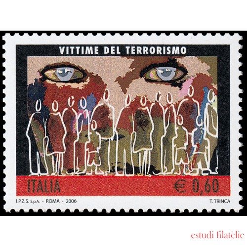 Italia Italy 2888 2006 En memoria de las víctimas del terrorismo MNH