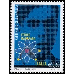 Italia Italy 2889 2006 Personalidades Física Ettore Majorana MNH Italia Italy 2889 2006 Personalidades Física Ettore Majorana MNH