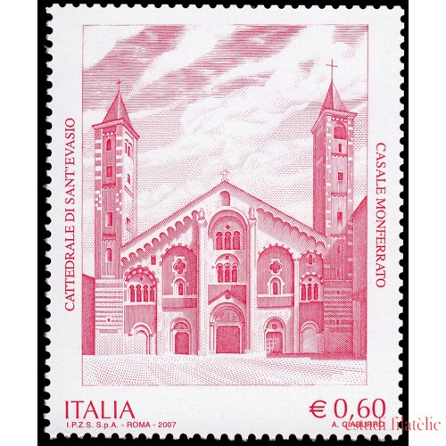 Italia Italy 2903 2007 Patrimonio Artístico y Cultural Catedral de San Evasio MNH