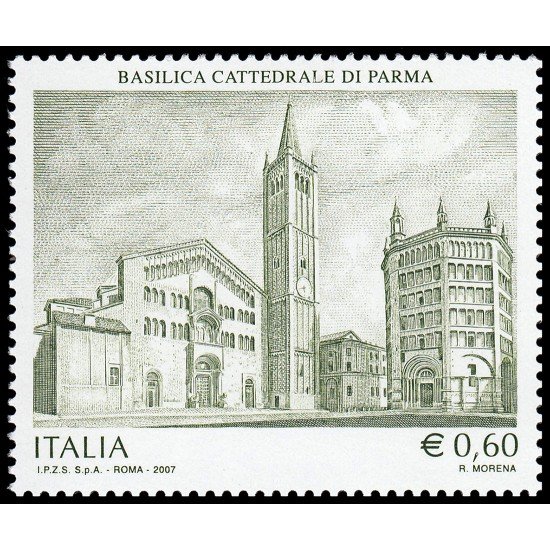 Italia Italy 2906 2007 Patrimonio Artístico y Cultural Basílica Catedral de Parma MNH Italia Italy 2906 2007 Patrimonio Artístico y Cultural Basílica Catedral de Parma MNH
