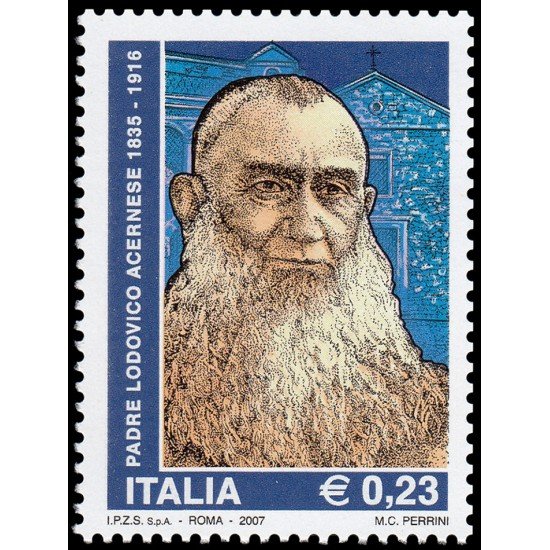 Italia Italy 2913 2007 Personalidades Religión Padre Lodovico Acernese MNH Italia Italy 2913 2007 Personalidades Religión Padre Lodovico Acernese MNH