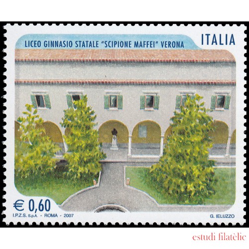 Italia Italy 2917 2007 Liceo Estatal Scipione Maffei Verona MNH